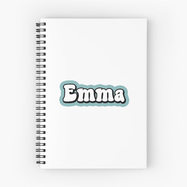 Item preview, EMMA name personalized colorful designed and sold by allysmar.