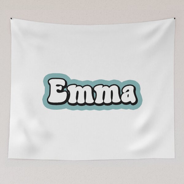 Item preview, EMMA name personalized colorful designed and sold by allysmar.
