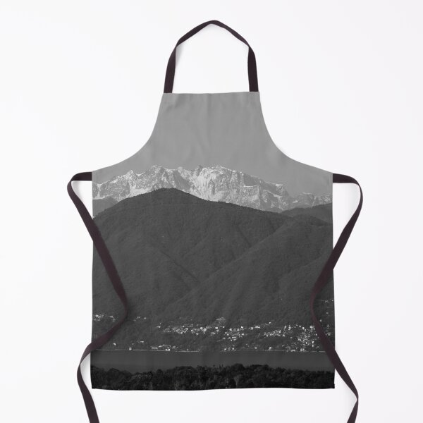 Item preview, Snow-capped Mountain Peak Monte Rosa and Alpine Lake Maggiore in a Sunny Day designed and sold by Mats Silvan.