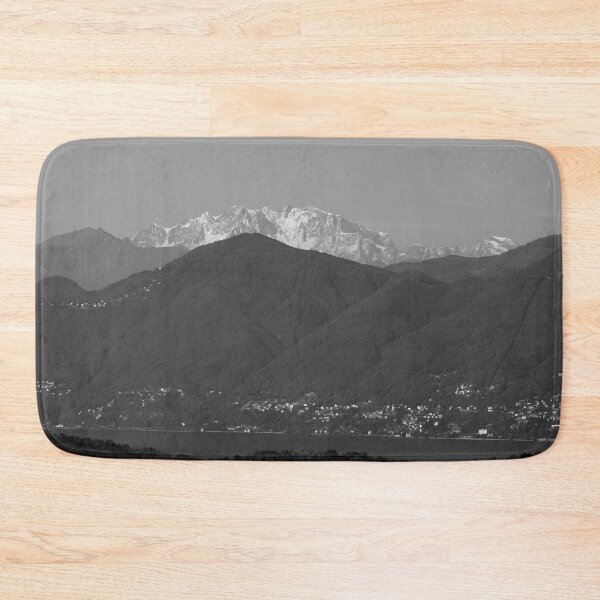 Item preview, Snow-capped Mountain Peak Monte Rosa and Alpine Lake Maggiore in a Sunny Day designed and sold by Mats Silvan.