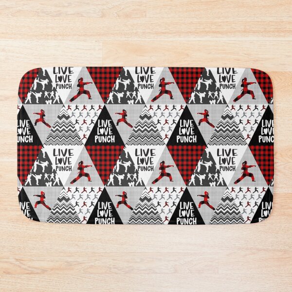 Item preview, Karate line plaid background designed and sold by HarleyGarner.