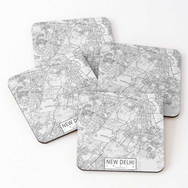 Item preview, New Delhi City Map of India - Light designed and sold by deMAP.