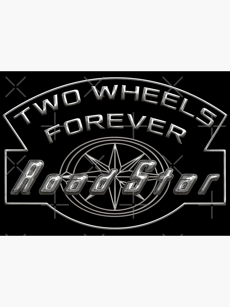 "Two Wheels Forever Road Star XV 1700" Poster for Sale by KlaraBubble