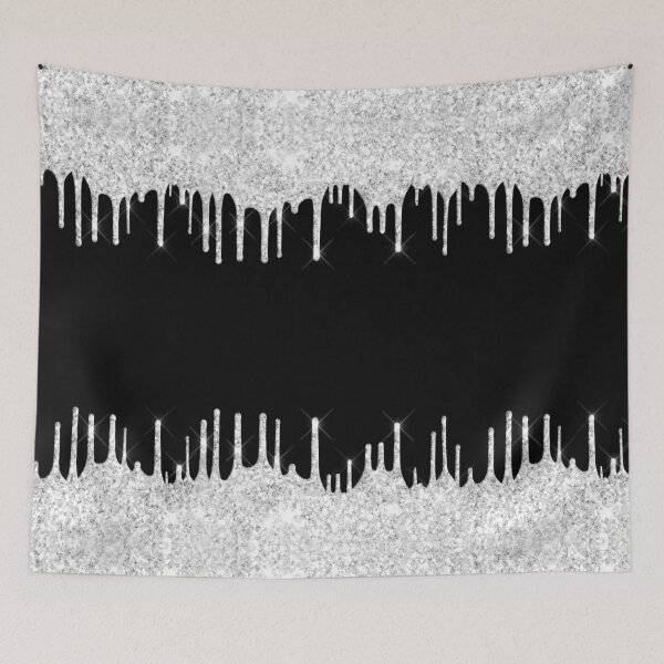 Item preview, Photograph of Silver dripping glitter ONLY - Not Reflective designed and sold by pnkpopcorn.