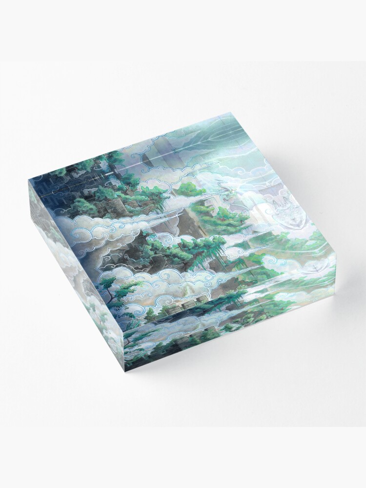 Alternate view of City of Pillars 2000AF Acrylic Block