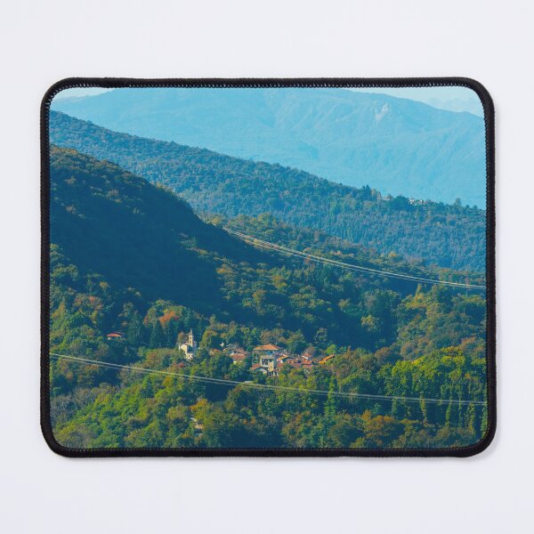 Item preview, Small Mountain Village in Province of Varese in a Sunny Summer Day designed and sold by Mats Silvan.