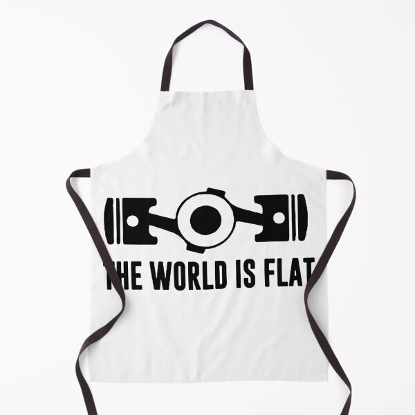 Item preview, The World is Flat Engine Cylinder Shaft Funny Engine Car Design Happy Apparel Essential Inspiration Joy Mood Funny designed and sold by DesignByHeartUK.