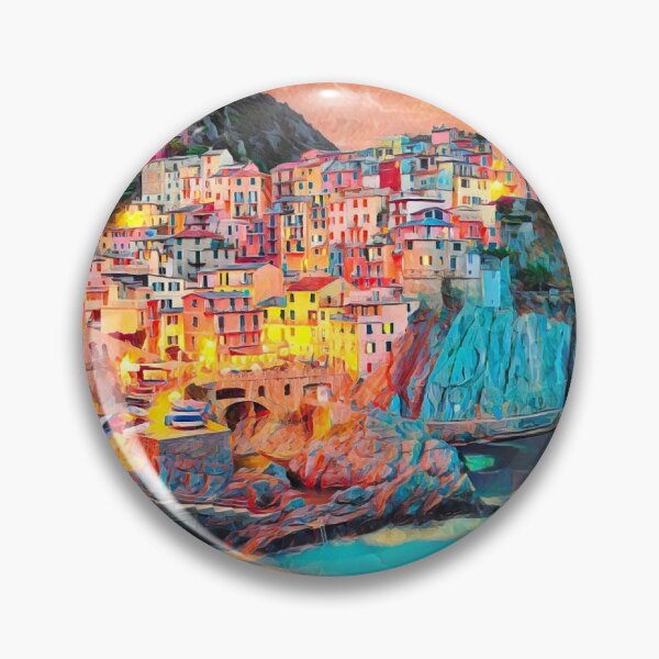 Item preview, Cinque Terre Vintage Travel designed and sold by Sofia-Draws.