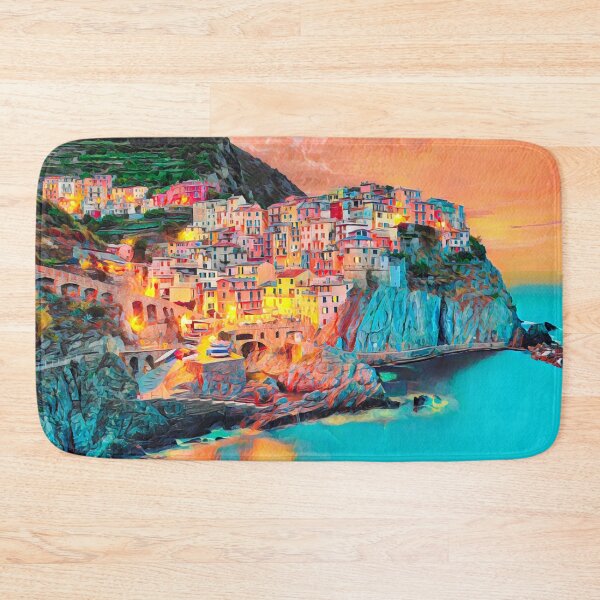 Item preview, Cinque Terre Vintage Travel designed and sold by Sofia-Draws.