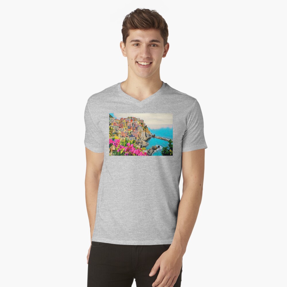Item preview, V-Neck T-Shirt designed and sold by Sofia-Draws.