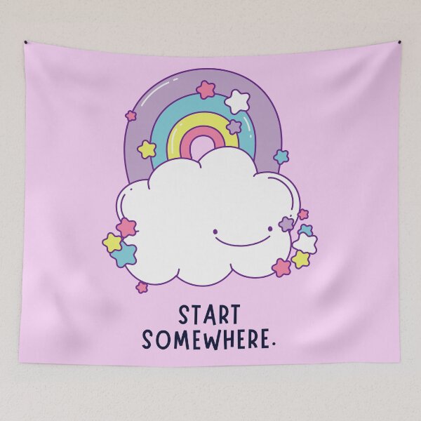 Item preview, Start Somewhere. - Quote designed and sold by 2-Of-A-Kind.
