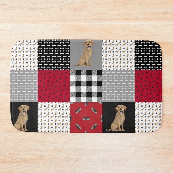 Item preview, Labrador plaid bone cute pattern designed and sold by HarleyGarner.