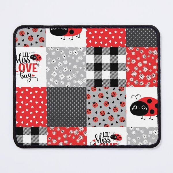 Item preview, LadyBird plaid flower cute pattern designed and sold by HarleyGarner.