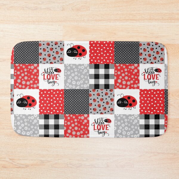Item preview, LadyBird plaid flower cute pattern designed and sold by HarleyGarner.