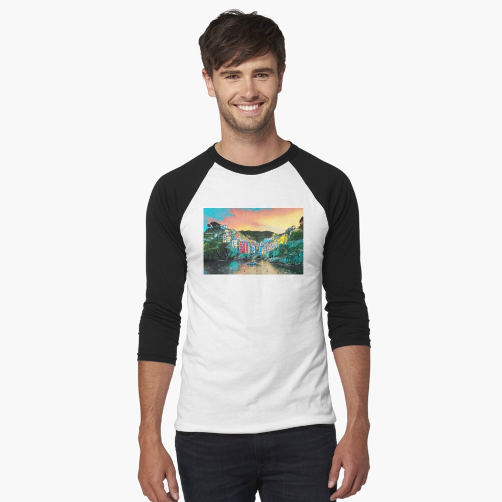 Item preview, Baseball ¾ Sleeve T-Shirt designed and sold by Sofia-Draws.
