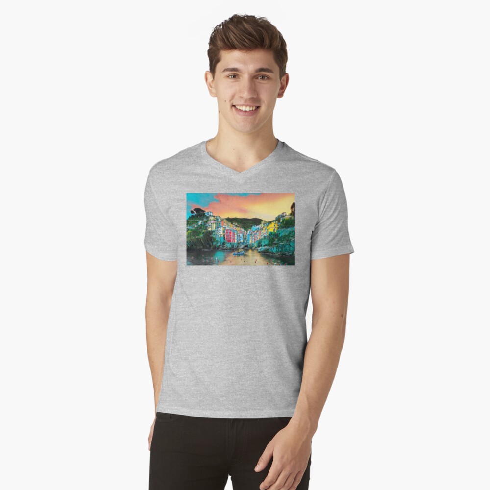 Item preview, V-Neck T-Shirt designed and sold by Sofia-Draws.