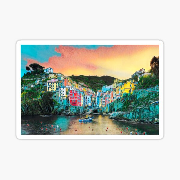 Item preview, Cinque Terre Travel designed and sold by Sofia-Draws.