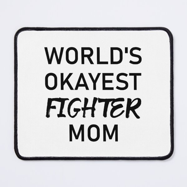 Item preview, Woman Kickboxer Girl Kickboxer - World's Okayest Fighter Mom designed and sold by ojdart.