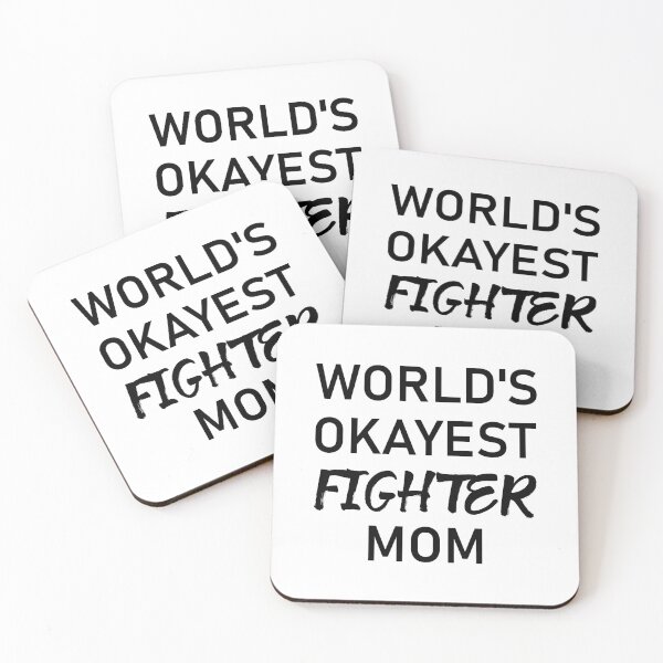 Item preview, Woman Kickboxer Girl Kickboxer - World's Okayest Fighter Mom designed and sold by ojdart.