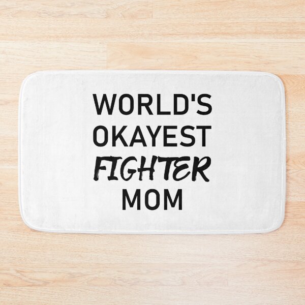 Item preview, Woman Kickboxer Girl Kickboxer - World's Okayest Fighter Mom designed and sold by ojdart.