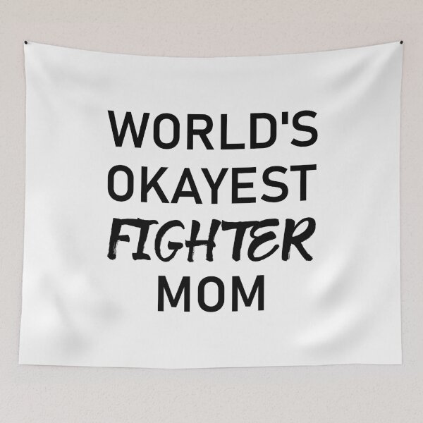 Item preview, Woman Kickboxer Girl Kickboxer - World's Okayest Fighter Mom designed and sold by ojdart.