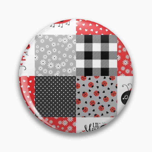 Item preview, LadyBird plaid flower cute pattern designed and sold by HarleyGarner.