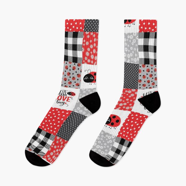 Item preview, LadyBird plaid flower cute pattern designed and sold by HarleyGarner.