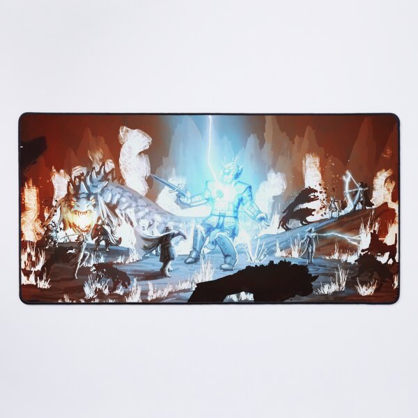 Item preview, Giants' Bane Fantasy Battle Scene - Dungeons and Dragons (2) designed and sold by RalphTArt.