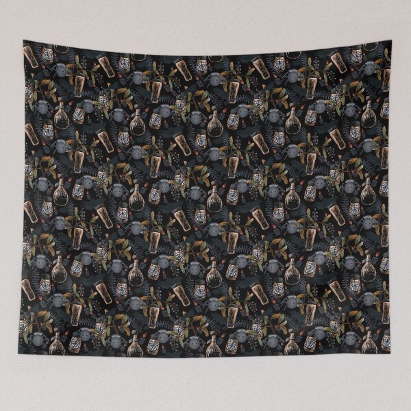 Item preview, Spider halloween pattern designed and sold by solarwind559.
