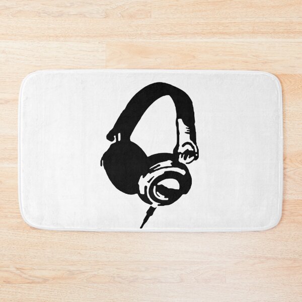 Item preview, Music Headphone Smile Music Man Love Music Headphone Craze musical Art Design Happy Apparel Essential Inspiration Joy Mood Funny designed and sold by DesignByHeartUK.