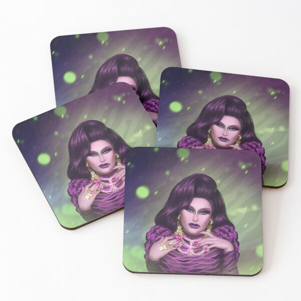 Item preview, Purple-Green Goddess, Leoshki 2021 (Fuller Background) designed and sold by AuroraRisay.