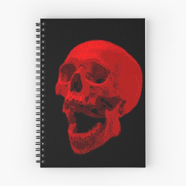 Item preview, Red Pixel Art Pixelated Skull pixel skull  designed and sold by xenxanses2.