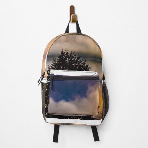 Item preview, Cloudy Alpine Lake Lugano with Sunlight and Storm Clouds and Autumn Tree designed and sold by Mats Silvan.