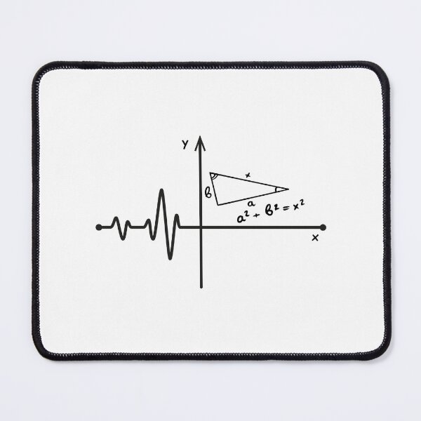 Item preview, Heartbeat Math Love Art Design. Math favorite school subject. Black line. designed and sold by epicmarketing.