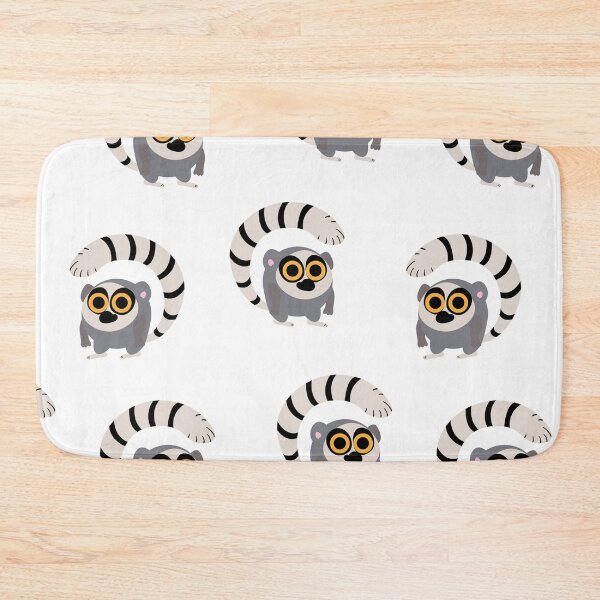 Item preview, Lemur in cartoon style. Seamless pattern. designed and sold by HarleyGarner.