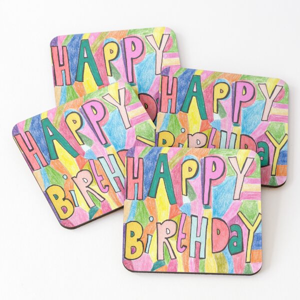 Item preview, Happy Birthday Lettering designed and sold by MyCraftyNell.