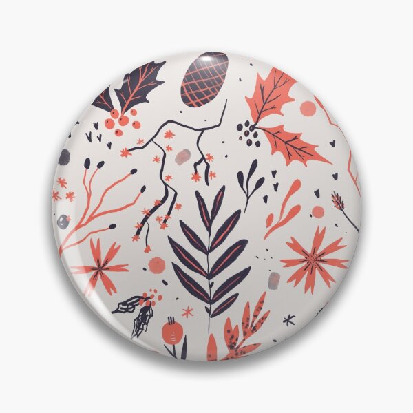 Item preview, Heartwarming Christmas - Winter Holidays Floral patter  designed and sold by semisoberme.