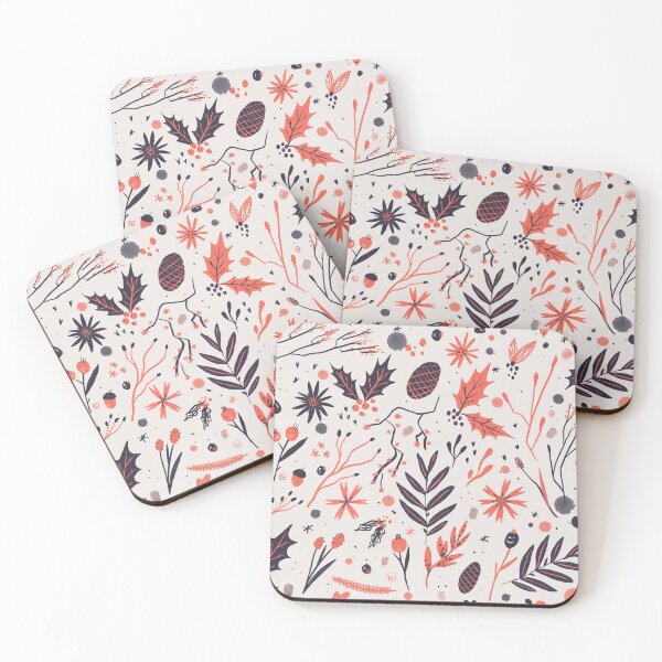 Item preview, Heartwarming Christmas - Winter Holidays Floral patter  designed and sold by semisoberme.