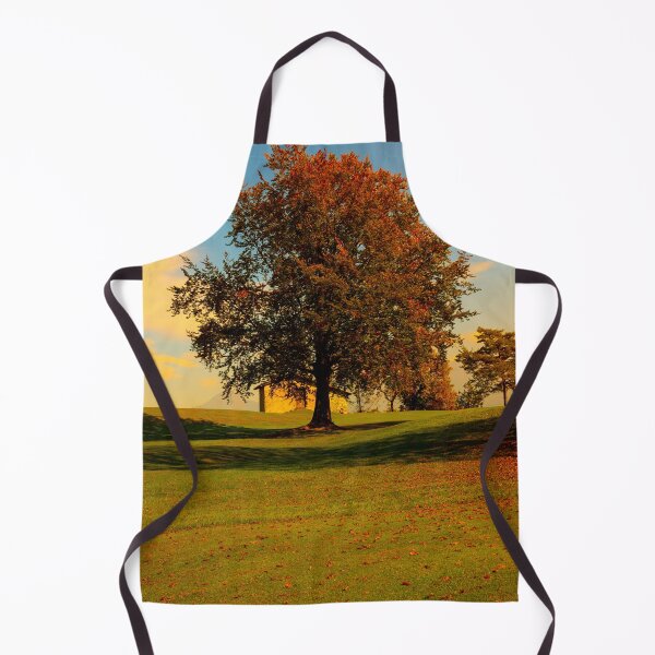 Item preview, Tree and House on the Field with Mountain View in Autumn designed and sold by Mats Silvan.