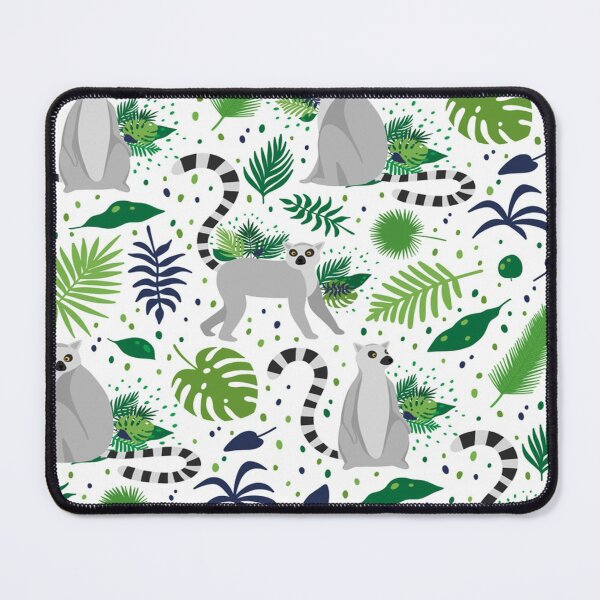 Item preview, Lemures surrounded by tropical palm leaves designed and sold by HarleyGarner.