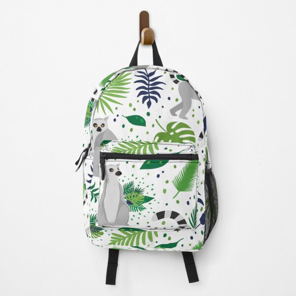 Item preview, Lemures surrounded by tropical palm leaves designed and sold by HarleyGarner.