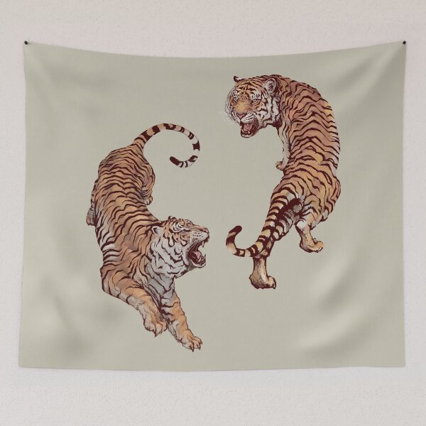 Item preview, Yin Yang Tigers designed and sold by Vector Scout Lab.