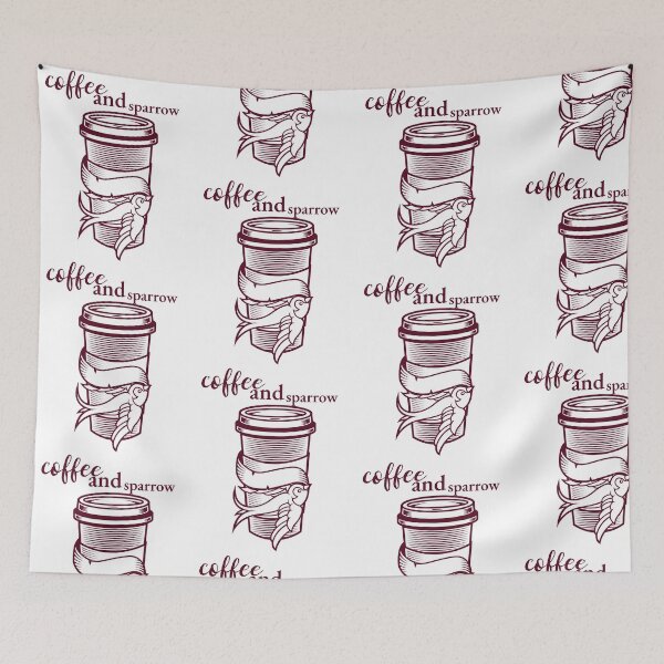 Item preview, coffee and sparrow designed and sold by qofebean.