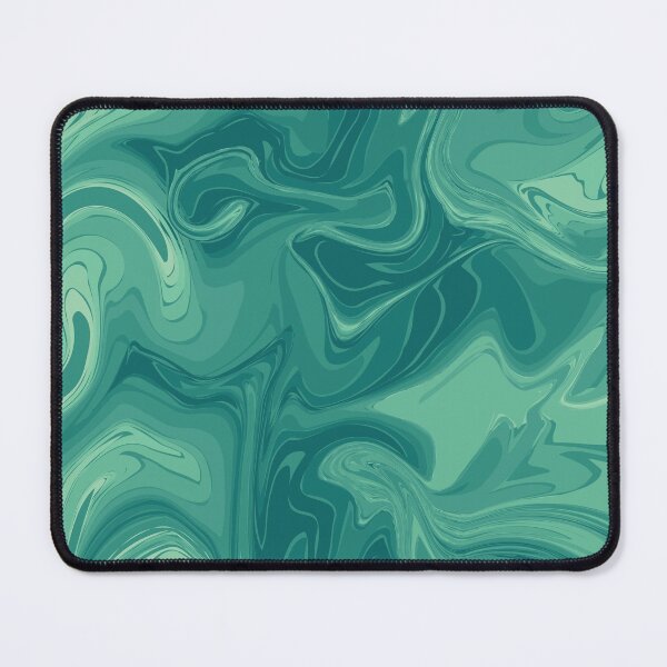 Item preview, Liquid Twirl Abstract Pattern In Aquatic Blue And Nearly Green designed and sold by veczock.