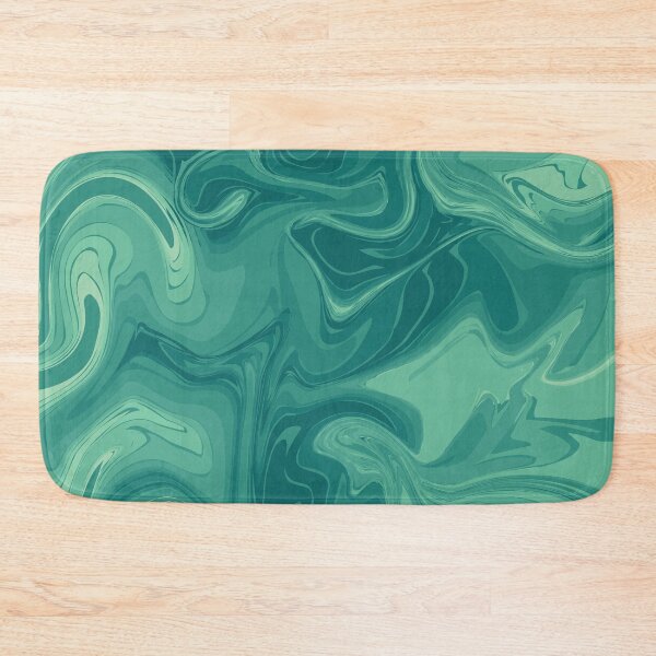 Item preview, Liquid Twirl Abstract Pattern In Aquatic Blue And Nearly Green designed and sold by veczock.