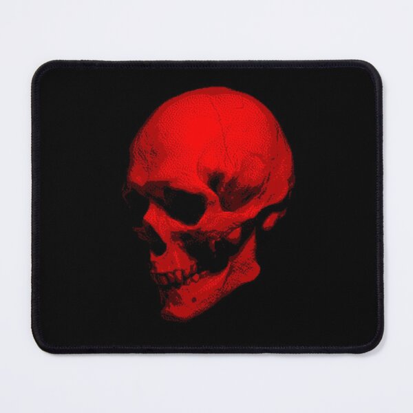 Item preview, Red Pixel Art Pixelated Skull pixel skull designed and sold by xenxanses2.