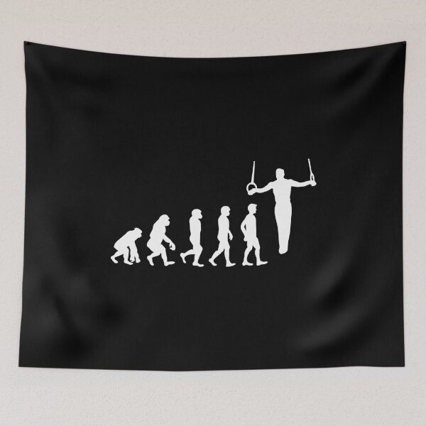 Item preview, Artistic Gymnastics Still Rings Gymnast Evolution designed and sold by TastefulTees.