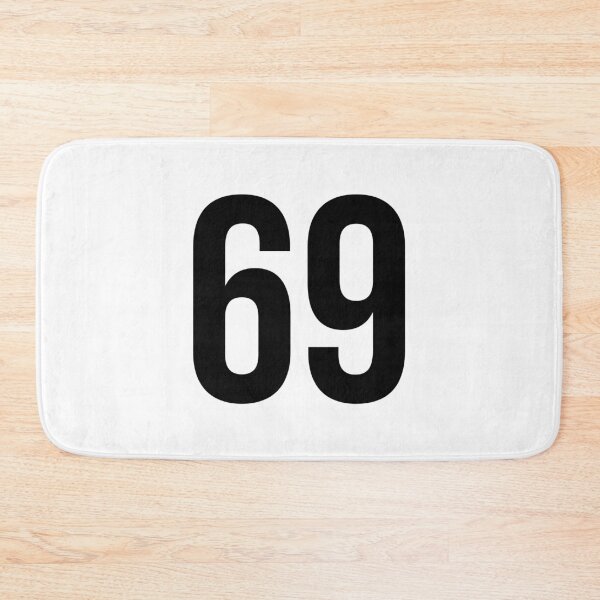 Item preview, 69 Jersey Number (black) designed and sold by zebi24.