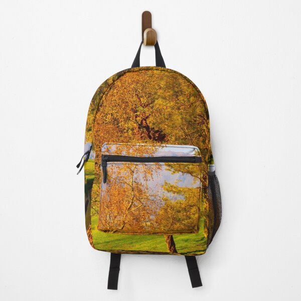 Item preview, Tree and House on the Field with Mountain View in Autumn designed and sold by Mats Silvan.