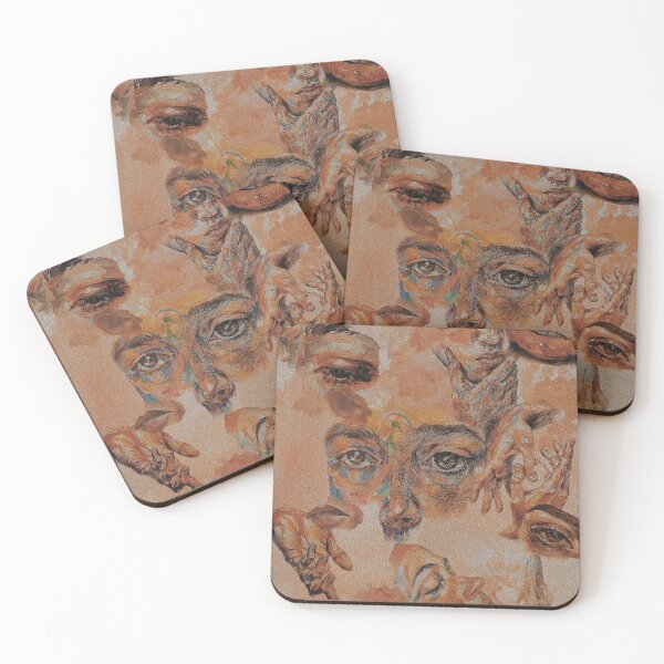 Item preview, Aesthetic face collage designed and sold by vivovo03.